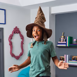 Wizarding World Sorting Hat parlant avec 15 répliques pour jeux de rôles Harry Potter