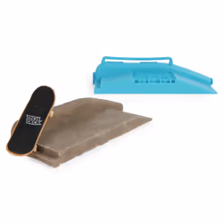 Tech Deck DIY Concrete, Coffret à modeler réutilisable avec fingerboard Enjoi exclusif, rail, moules et kit de skatepark, jouet pour garçons et filles à partir de 6 ans