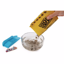 Tech Deck DIY Concrete, Coffret à modeler réutilisable avec fingerboard Enjoi exclusif, rail, moules et kit de skatepark, jouet pour garçons et filles à partir de 6 ans