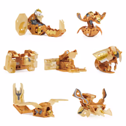Bakugan GEOGAN RISING - ULTIMATE VILOCH SAISON 3 - Bille Geogan Avec 2 BakuCores Et 8 Cartes Collection - 6063381 - Tirée du Dessin Animé - Jouet Enfant 6 Ans et +