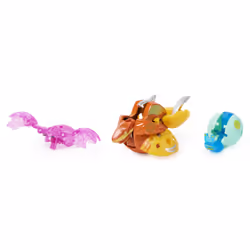 Bakugan EVOLUTIONS - PACK 1 POWER UP SAISON 4 - 1 Bille Métal, 2 Nanogan 2 Bakucores Et 4 Cartes Collection - Dessin Animé - Jouet Enfant 6 Ans et + - Modèle Aléatoire
