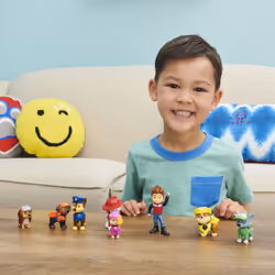PAW Patrol PAT PATROUILLE LE FILM - MULTIPACK DE 8 FIGURINES - Coffret Exclusif de 8 Figurines Officielles Du Film À Collectionner Pat' Patrouille - 6063421 - Jouet Enfant 3 ans et +
