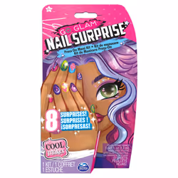 Cool Maker - GO GLAM NAIL SURPRISE - Kit Manucure Surprise Avec 12 Styles Différents - 4 Manucures Faux Ongles À Personnalise ...