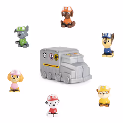 PAW Patrol , Big Truck Pups, Mini-figurine surprise de 5,1 cm à collectionner avec boîte camion gros porteur, jouets pour les ...
