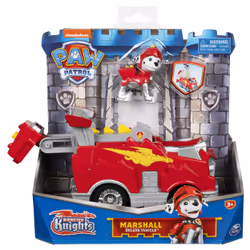 PAW Patrol PAT' PATROUILLE RESCUE KNIGHTS - VÉHICULE + FIGURINE CHEVALIER MARCUS - Rejoins Pat' Patrouille Mission Chevalier  ...
