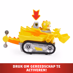 PAW Patrol PAT' PATROUILLE RESCUE KNIGHTS - VÉHICULE + FIGURINE CHEVALIER RUBEN - Rejoins Pat' Patrouille Mission Chevalier avec Ruben & Véhicule Pat' Patrouille Dragon Lance-Projectile - Jouet Enfant 3 Ans +