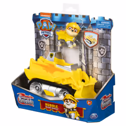 PAW Patrol PAT' PATROUILLE RESCUE KNIGHTS - VÉHICULE + FIGURINE CHEVALIER RUBEN - Rejoins Pat' Patrouille Mission Chevalier avec Ruben & Véhicule Pat' Patrouille Dragon Lance-Projectile - Jouet Enfant 3 Ans + - Vue supplémentaire 4