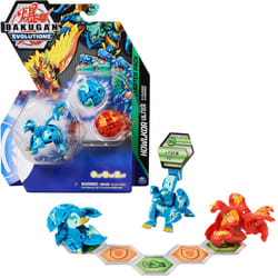 Bakugan EVOLUTIONS NOUVELLE SAISON 2022 - STARTER PACK SAISON 4 - 3 Billes Avec 6 BakuCores Et 7 Cartes Collection - Howlkor Colossus Pegatrix - Tiré Du Dessin Animé - Jouet Enfant 6 Ans et +