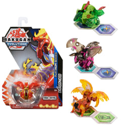 Bakugan Evolutions Nouvelle Saison 2022 - Pack 1 Die-Cast Saison 4 - 1 Bille En Métal Avec 2 Bakucores Et 2 Cartes Collection - Jouet Enfant 6 Ans Et + - Modèle Aléatoire