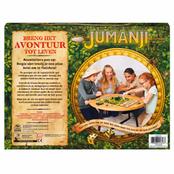 Jeu de société Jumanji, la dernière édition du jeu d'aventure classique pour les enfants et les familles à partir de 8 ans