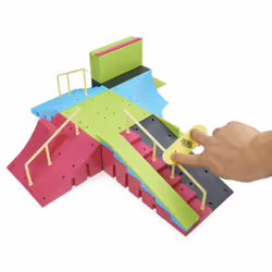 Tech Deck Neon Mega Park X-Connect Creator, Coffret rampe phosphorescente à personnaliser avec deux fingerboards, jouet pour garçons et filles à partir de 6 ans - Vue supplémentaire 6