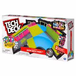 Tech Deck Neon Mega Park X-Connect Creator, Coffret rampe phosphorescente à personnaliser avec deux fingerboards, jouet pour garçons et filles à partir de 6 ans - Vue supplémentaire 8