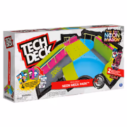 Tech Deck Neon Mega Park X-Connect Creator, Coffret rampe phosphorescente à personnaliser avec deux fingerboards, jouet pour garçons et filles à partir de 6 ans - Vue supplémentaire 9