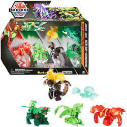 Bakugan Evolutions, Battle Strike Pack Dragonoid et Sluggler, 6 figurines articulées , 9 cartes à collectionner et 8 BakuCores