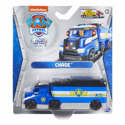 PAW Patrol , Véhicule Chase en métal moulé True Metal à collectionner, Série Big Truck Pups à l'échelle 1:55, jouets pour enf ...
