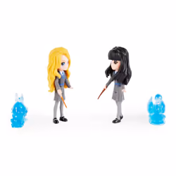 Wizarding World HARRY POTTER - MULTIPACK PATRONUS LUNA & CHO MAGICAL MINIS - Coffret 2 Figurines Articulées 8 cm À Collectionner Et 2 Figurines Animaux Patronus - 6063831 - Jouet Enfant 5 ans et +