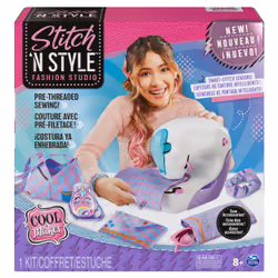 Cool Maker - STITCH’N STYLE FASHION STUDIO - Machine À Coudre Innovante - Créations En Sécurité - Tendance Fun Facile - Accessoires &amp; Transferts Textiles - Jouet Enfant 8 Ans et + - Loisirs Créatifs