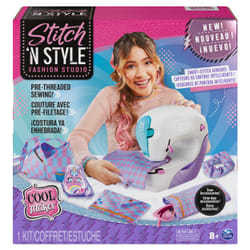 Cool Maker - STITCH’N STYLE FASHION STUDIO - Machine À Coudre Innovante - Créations En Sécurité - Tendance Fun Facile - Accessoires & Transferts Textiles - Jouet Enfant 8 Ans et + - Loisirs Créatifs