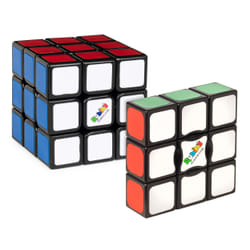 Spin Master Rubik’s , Kit de démarrage, Coffret cadeau avec le cube 3x3 original et le cube Edge 3x3x1, cube à manipuler, jeu de voyage anti-stress, pour les adultes et les enfants à partir de 8 ans