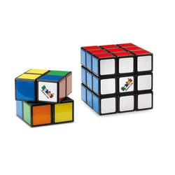 Rubik’s CUBE COFFRET ADVANCED 3x3 + 2x2 - Jeu de Casse-Tête Coloré - Pack de Cubes 2x2 et 3x3 Originaux Correspondance de Couleurs - 6064009 - Jouet Enfant 8 Ans et +