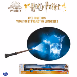 BAGUETTE MAGIQUE PROJECTION PATRONUS Wizarding World (assort) (barquette), CE, Chine, 381 mm, 64 mm, 70 mm