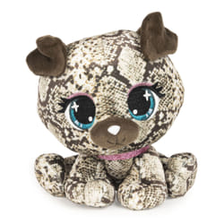 GUND PELUCHE P.LUSHES PETS - BELLA BOA 20 CM - Peluche Chien Carlin Imprimé Serpent Inspirée de la Mode - Taille 20 cm - Peluche A Collectionner - Collection Podium - 6064064 - Jouet Enfant 3 ans et +