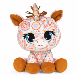 GUND PELUCHE P.LUSHES PETS - SALLY MUSTANG 20 CM - Peluche Licorne Bohême Inspirée des Tendances Modes - Taille 20 cm - Peluc ...