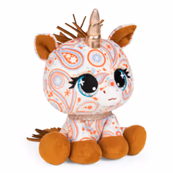 GUND PELUCHE P.LUSHES PETS - SALLY MUSTANG 20 CM - Peluche Licorne Bohême Inspirée des Tendances Modes - Taille 20 cm - Peluche A Collectionner - Collection Podium - 6064061 - Jouet Enfant 3 ans et +