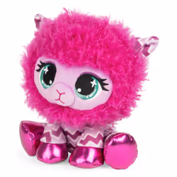 GUND PELUCHE P.LUSHES PETS - SHELLY O’LLAMA 20 CM - Peluche Lama Magenta Inspirée des Tendances Modes - Taille 20 cm - Peluche A Collectionner - Collection Podium - 6064063 - Jouet Enfant 3 ans et +
