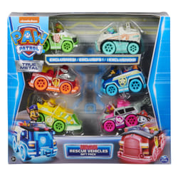 PAW Patrol LA PAT PATROUILLE - - PACK DE 6 VOITURES NEON TRUE METAL - Coffret de 6 Voitures Fluos Die-Cast Dont 2 Exclusifs La Pat' Patrouille - Voiture Pat' Patrouille - Jouet Enfant 3 Ans et +