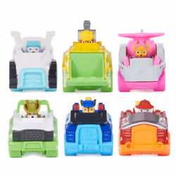 PAW Patrol LA PAT PATROUILLE - - PACK DE 6 VOITURES NEON TRUE METAL - Coffret de 6 Voitures Fluos Die-Cast Dont 2 Exclusifs La Pat' Patrouille - Voiture Pat' Patrouille - Jouet Enfant 3 Ans et +