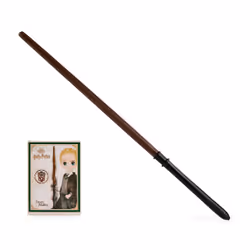 Wizarding World HARRY POTTER - BAGUETTE MAGIQUE DELUXE DRAGO MALEFOY - Baguette Magique Authentique Drago Malefoy 30 cm Avec  ...