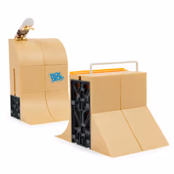 Tech Deck FINGER SKATE - - MEGA HALF PIPE DANNY WAY - Rampe Emblématique Du Skate 100% Modulable - Avec 1 Skate Plan B Exclusif 96 mm - X-Connect - Jouet Enfant 6 Ans et +
