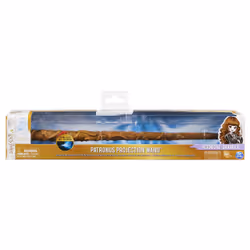 Wizarding World HARRY POTTER - BAGUETTE MAGIQUE PROJECTION PATRONUS HERMIONE GRANGER - Baguette Magique 30 cm - Projection Lumineuse Patronus Et Effet Tremblement - 6064165 - Jouet Enfant 6 ans et +