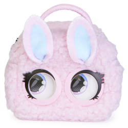 Purse Pets MICRO - LAPIN - MINI COMPAGNON FORMAT SAC A MAIN - Petit Animal A Accrocher A Son Ou A La Ceinture - Bouge Les Yeux - 6064315 - Jouet Enfant 5 Ans et +