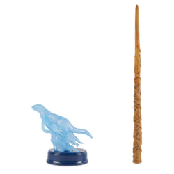 Wizarding World HARRY POTTER - BAGUETTE MAGIQUE COLLECTOR PATRONUS HERMIONE GRANGER - Baguette Magique 30 cm Avec Figurine Patronus - Effets Sonores Et Lumineux