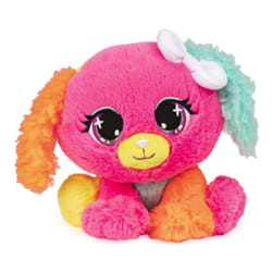 GUND PELUCHE P.LUSHES PETS - CYNDI PUPOWSKI 20 CM - Peluche Chiot Rose, Orange, Cyan et Jaune Inspirée de la Mode - Taille 20 cm - Peluche A Collectionner - 6064388 - Jouet Enfant 3 ans et +