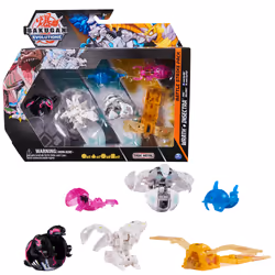 Bakugan Evolutions, Battle Strike Pack Wrath et Insectra, 6 figurines articulées , 9 cartes à collectionner et 8 BakuCores, j ...