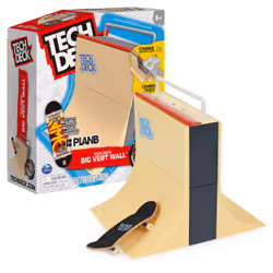 Tech Deck Big Vert Wall X-Connect Park Creator, Coffret rampe à construire et à personnaliser avec fingerboard exclusif, joue ...