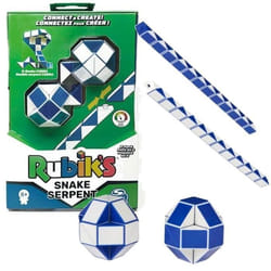 Rubiks Cube Original Snake - SPIN MASTER - Serpent 2 - Blanc - Enfant - Plastique - 13 x 195 x 45 cm - Bleu