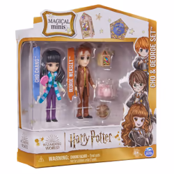 Wizarding World Harry Potter, Magical Minis, Coffret de figurines Cho Chang et George Weasley avec 2 accessoires, jouets pour enfants à partir de 6 ans - Vue supplémentaire 5