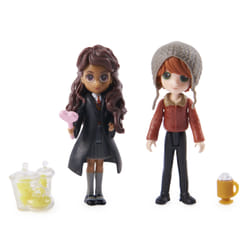 Wizarding World Harry Potter, Magical Minis, Coffret de figurines Ron Weasley et Parvati Patil avec 2 accessoires, jouets pour enfants à partir de 6 ans