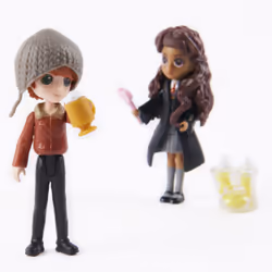 Wizarding World Harry Potter, Magical Minis, Coffret de figurines Ron Weasley et Parvati Patil avec 2 accessoires, jouets pour enfants à partir de 6 ans - Vue supplémentaire 5