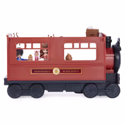 Wizarding World HARRY POTTER - POUDLARD EXPRESS MAGICAL MINIS - Train Poudlard Express Pour Aller À L'École Sorcellerie - 2 Figurines Exclusives Et 12 Accessoires - Jouet Enfant 6 ans et +