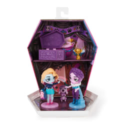 Spin Master ZOMBAES - PACK DE 2 WILD VIBES REST IN SHOW - 2 Figurines Zombies À Collectionner Avec Accessoires Pour Poupées, Animaux Et Cercueil - Poupées Articulées À Personnaliser - Jouet Enfant 4 Ans et +