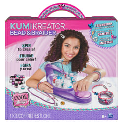 Cool Maker - KUMI KREATOR 3 EN 1 - Machine Création 2 Colliers & 5 Bracelets - Utilisation Simple En Sécurité - Tendance Fun & Facile - Accessoires Inclus - Jouet Enfant 8 Ans et + - Loisirs Créatifs
