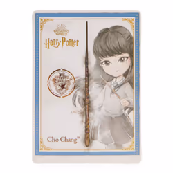 Wizarding World HARRY POTTER - BAGUETTE MAGIQUE DELUXE CHO CHANG - Baguette Magique Authentique Cho Chang 30 cm Avec Carte de Sort - Jouet Enfant 6 ans et +