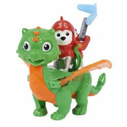 PAW Patrol PAT' PATROUILLE RESCUE KNIGHTS - PACK 2 FIGURINES CHIOT + DRAGON - Pars en Sauvetage Pat' Patrouille Mission Chevalier avec Chiot, Dragon à Ailes Fonctionnelles & Sac à Dos - Jouet Enfant 3 Ans +