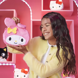 Purse Pets , Sanrio Hello Kitty and Friends, Animal et sac à main interactif My Melody avec plus de 30 effets sonores et réactions, jouets pour filles