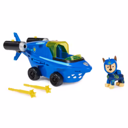 PAW Patrol , Aqua Pups Chase, Shark Vehicle transformable avec figurine articulée à collectionner, jouets pour les enfants à  ...